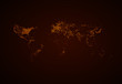 Night World map EPS10 vector