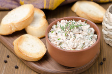 Pate Of Smoked Fish With Sour Cream And Herbs