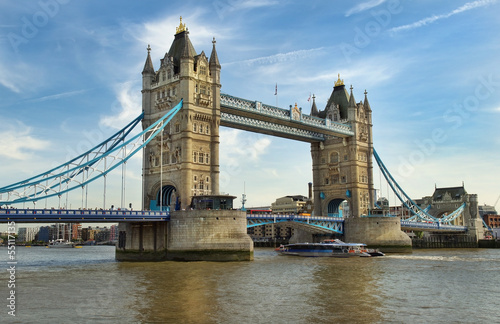 Naklejka samoprzylepna Tower Bridge w Londynie, Wielka Brytania