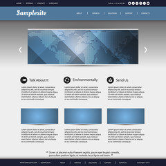 Wall Mural - website template