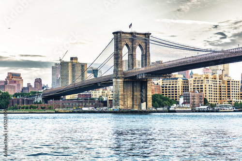 Nowoczesny obraz na płótnie Brooklyn bridge, New York City