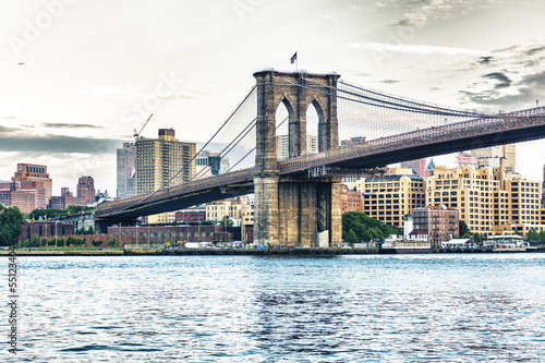 Obraz w ramie Brooklyn bridge, New York City