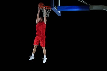 Wall Mural - basketball player in action