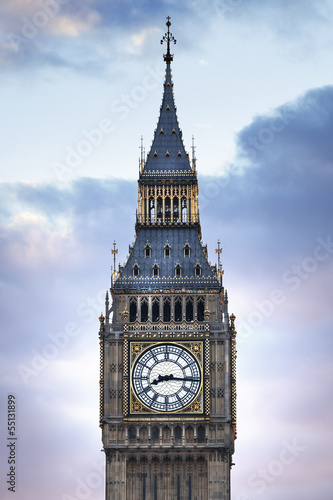 Obraz na płótnie canvas dwuczęściowy "dyptyk" Big Ben Londyn