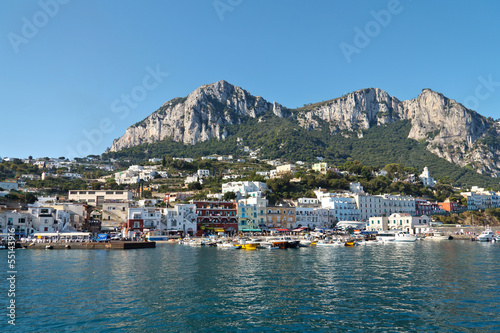 Plakat na papierze fotorealistycznym Capri, świetna marynarka wojenna