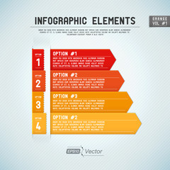 Canvas Print - Detailed colorful infographic elements