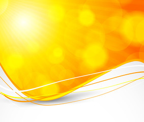 Wall Mural - Abstract orange background