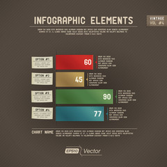 Canvas Print - Detailed colorful infographic elements