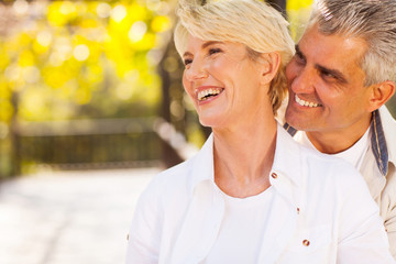 Wall Mural - happy middle aged couple