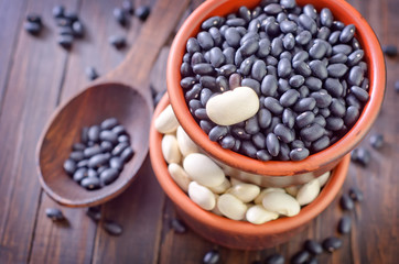 Poster - white and black beans