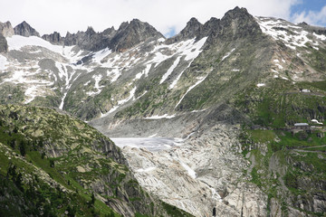 Glacier on the Furkapass