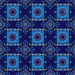 geometric blue pattern