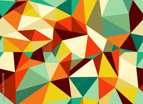 Obraz na płótnie canvas trzyczęściowy "tryptyk" Modny wzór geometryczny wzór