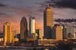 Atlanta Georgia Sunset Skyline