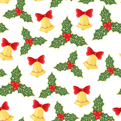 Poster - Christmas seamless pattern