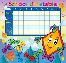 Poster - School timetable thematic image 8