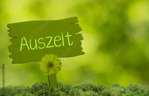 Foto-Kassettenrollo - Auszeit im Grünem (von stockpics)