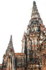 Ancient pagoda at Chaiwattanaram temple