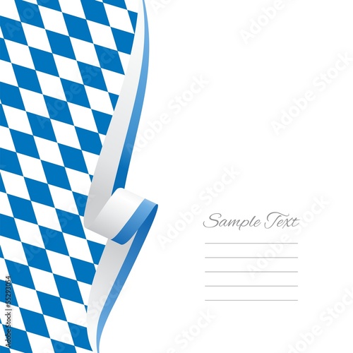 Fotografie, Obraz Bavarian left side brochure cover vector