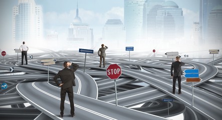 confused way of a businessman