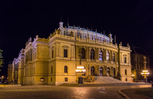 The Rudolfinum, A Music Auditorium In Prague, Czech Republic