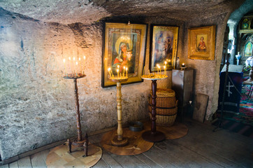 Interior of the Cave monastery