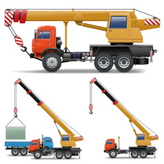 Wall Mural - Vector Construction Machines Set 5