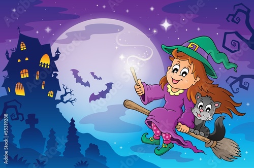 Obraz w ramie Halloween theme image 7