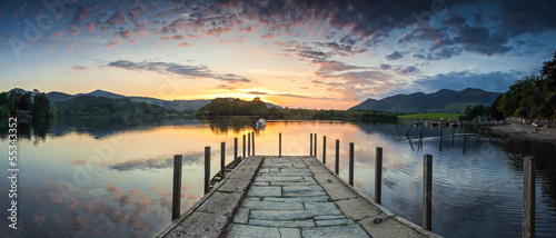 Plakat na papierze fotorealistycznym Dzielnica jezior, cumbria, wielka brytania