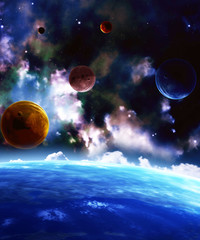 Wall Mural - space