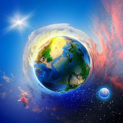 Wall Mural - Earth planet