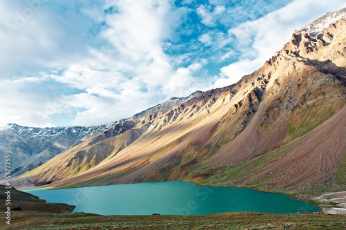 Fotoboard na płycie Himalaje góry w india spiti dolinie