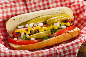 Sticker - Chicago Style Hot Dog