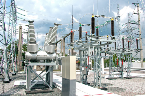 Fotografía Subestación de energía eléctrica