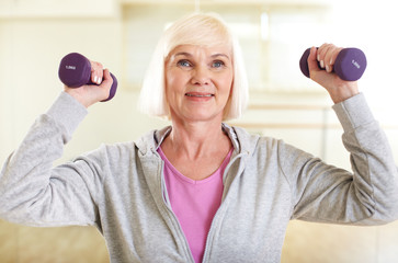 Wall Mural - Having workout