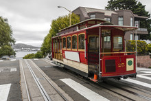Cable Car In San Francisco