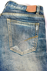 Wall Mural - Jeans pocket.