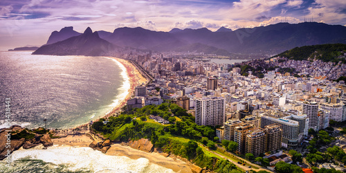 Board z aluminiowym obramowaniem Plaża Ipanema