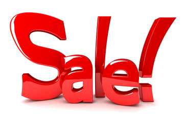 Sale - 3d text