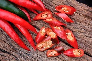 Canvas Print - Hot chili peppers