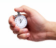 © grinny - Hand with a stopwatch.