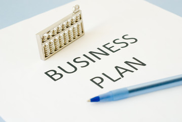 Wall Mural - business plan