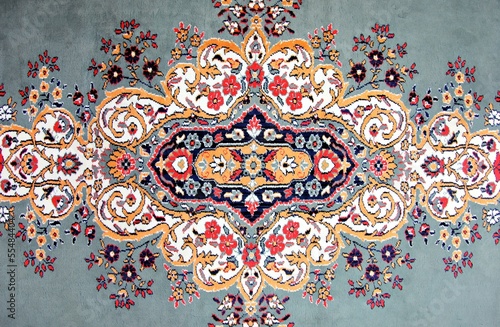 Naklejka na szybę Texture of Turkish Carpet / Kilim