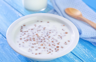 Poster - buckwheat with milk