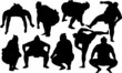 © mrtimmi - Sumo wrestlers silhouette