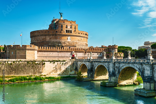 Fotoboard na płycie Roma, sant angelo castle and bridge