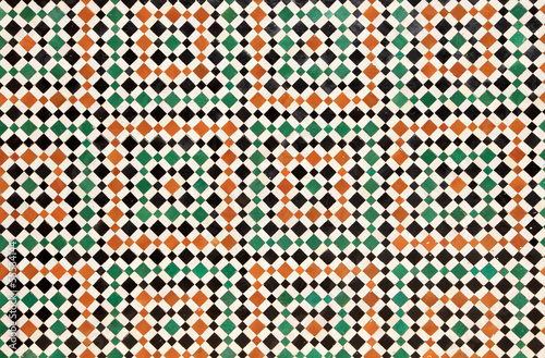 Plakat na papierze fotorealistycznym Orientalna mozaika w Maroko, afryka pólnocna