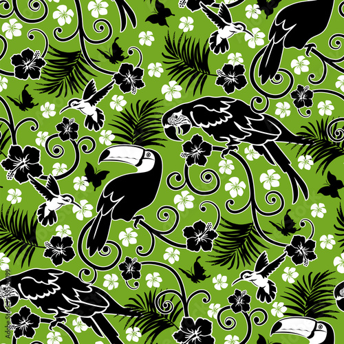 Board z aluminiowym obramowaniem Brazylijska fauna i flora