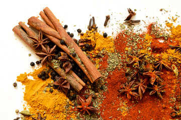 A mixture of spices