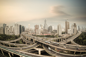Obraz na płótnie most panorama wiadukt azja nowoczesny